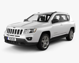 3D model of Jeep Compass 2014