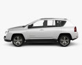 Jeep Compass 2014 3D 모델  side view