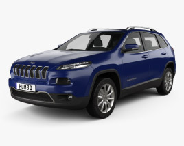 Jeep Cherokee Limited 2017 3D 모델 