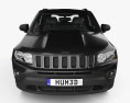 Jeep Compass 2016 3D 모델  front view