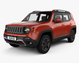 3D model of Jeep Renegade Trailhawk 2018