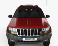 Jeep Grand Cherokee (WJ) 2004 3D 모델  front view