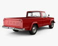 Jeep Gladiator 1962 3d model back view