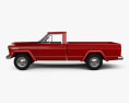 Jeep Gladiator 1962 3d model side view