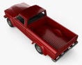 Jeep Gladiator 1962 3d model top view
