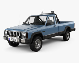 3D model of Jeep Comanche MJ 1992