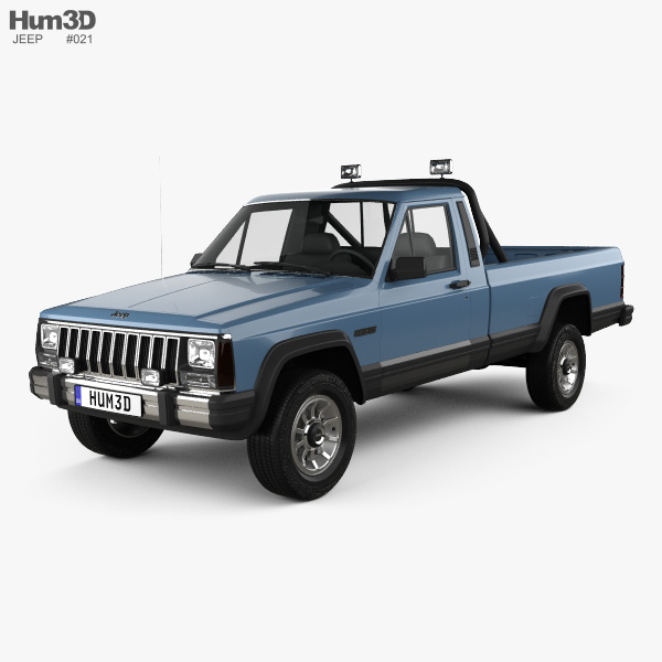 Jeep Comanche MJ 1992 3Dモデル