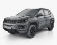 Jeep Compass Trailhawk (Latam) 2021 3D-Modell wire render
