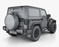 Jeep Wrangler Project Kahn JC300 Chelsea Black Hawk дводверний 2019 3D модель