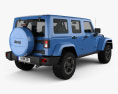 Jeep Wrangler Unlimited Polar Edition 2017 3D 모델  back view