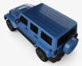 Jeep Wrangler Unlimited Polar Edition 2017 Modello 3D vista dall'alto
