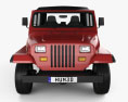 Jeep Wrangler YJ 1987 3d model front view