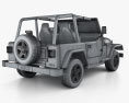 Jeep Wrangler TJ 2000 3D-Modell
