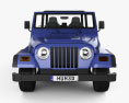 Jeep Wrangler TJ 2000 3Dモデル front view