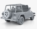 Jeep Wrangler TJ 2000 3D 모델 