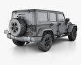 Jeep Wrangler Unlimited Sahara 2017 Modello 3D
