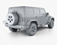 Jeep Wrangler Unlimited Sahara 2017 3D模型