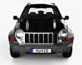 Jeep Liberty KJ Limited 2007 3d model front view