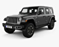 Jeep Wrangler Unlimited Sahara 2020 Modèle 3d