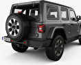 Jeep Wrangler Unlimited Sahara 2020 Modèle 3d
