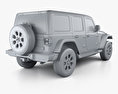 Jeep Wrangler Unlimited Sahara 2020 3D模型