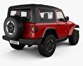 Jeep Wrangler Rubicon 2020 3d model back view