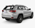 Jeep Grand Cherokee Overland 2020 3D模型 后视图