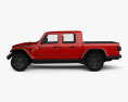 Jeep Gladiator (JT) Rubicon 2023 3d model side view