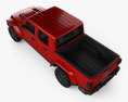 Jeep Gladiator (JT) Rubicon 2023 3d model top view