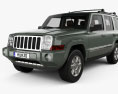Jeep Commander Limited with HQ interior 2010 3d model