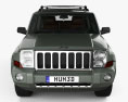 Jeep Commander Limited 인테리어 가 있는 2010 3D 모델  front view