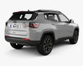 Jeep Compass Limited 2021 3D-Modell Rückansicht