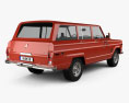 Jeep Cherokee S 4도어 1977 3D 모델  back view