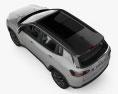 Jeep Compass Limited 인테리어 가 있는 2021 3D 모델  top view