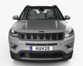 Jeep Compass Limited with HQ interior 2021 3d model front view