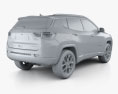Jeep Compass Limited с детальным интерьером 2021 3D модель