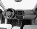Jeep Compass Limited з детальним інтер'єром 2021 3D модель dashboard