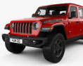 Jeep Gladiator Rubicon HQインテリアと 2023 3Dモデル