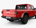 Jeep Gladiator Rubicon with HQ interior 2023 3d model