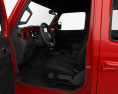 Jeep Gladiator Rubicon з детальним інтер'єром 2023 3D модель seats