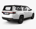 Jeep Grand Wagoneer concept 2023 3D-Modell Rückansicht