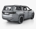Jeep Grand Wagoneer з детальним інтер'єром 2023 3D модель