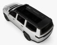 Jeep Grand Wagoneer con interni 2023 Modello 3D vista dall'alto