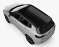 Jeep Compass S 4xe 2024 3d model top view