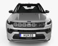 Jeep Compass S 4xe 2024 3d model front view