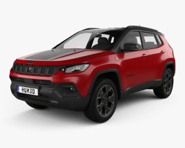 3D model of Jeep Compass Trailhawk 4xe 2024