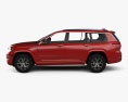 Jeep Grand Cherokee L Overland 2024 Modelo 3D vista lateral