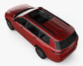 Jeep Grand Cherokee L Overland 2024 3d model top view
