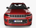 Jeep Grand Cherokee L Overland 2024 3d model front view