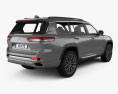 Jeep Grand Cherokee L Summit 2024 3D-Modell Rückansicht